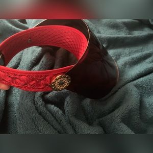 Hot Girl! Celeb style Red Oversized Sun Visor Cap